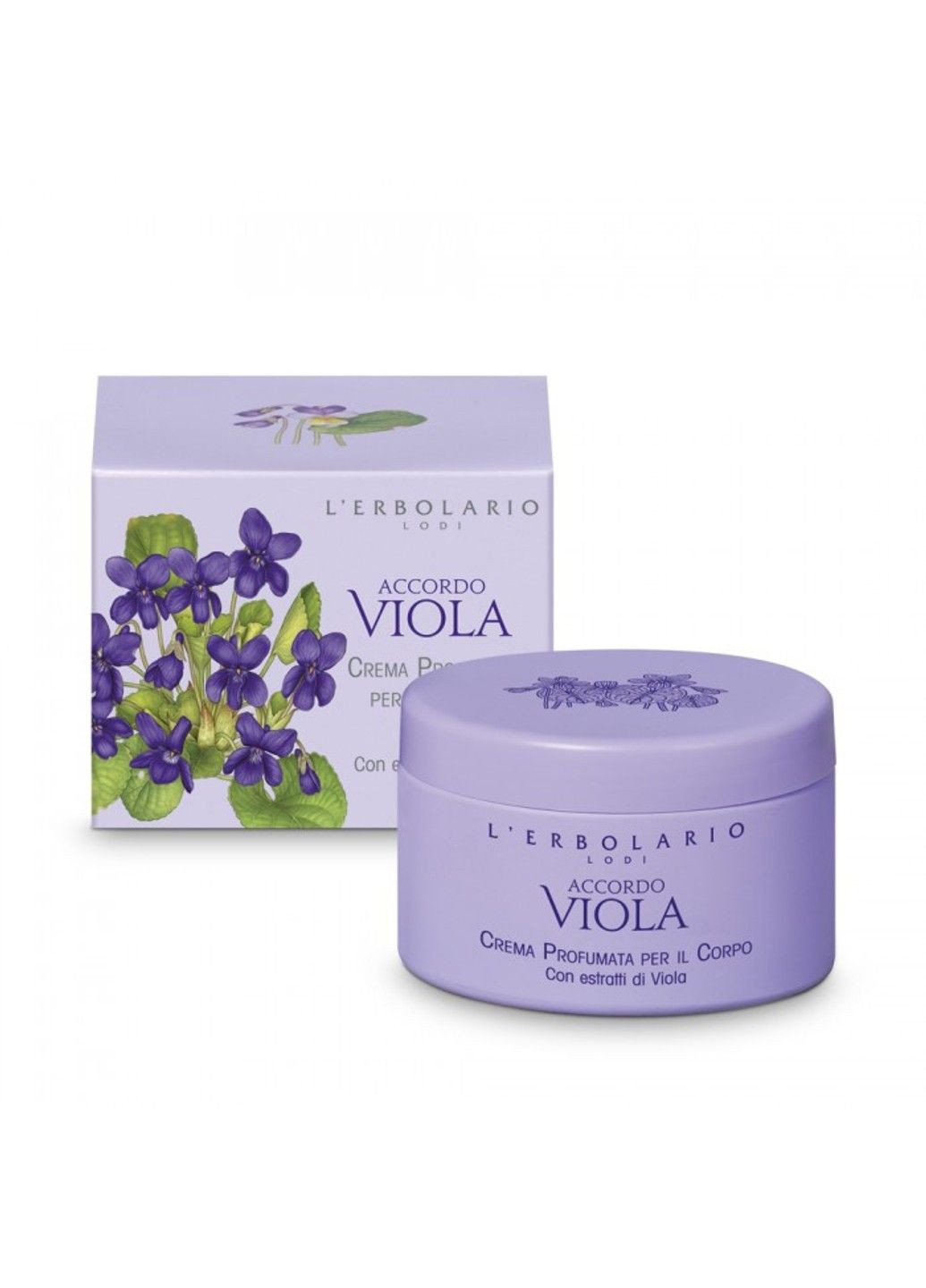 L'erbolario Ароматизированный крем для тела Фиалка 200 мл — Крем, (298056228)