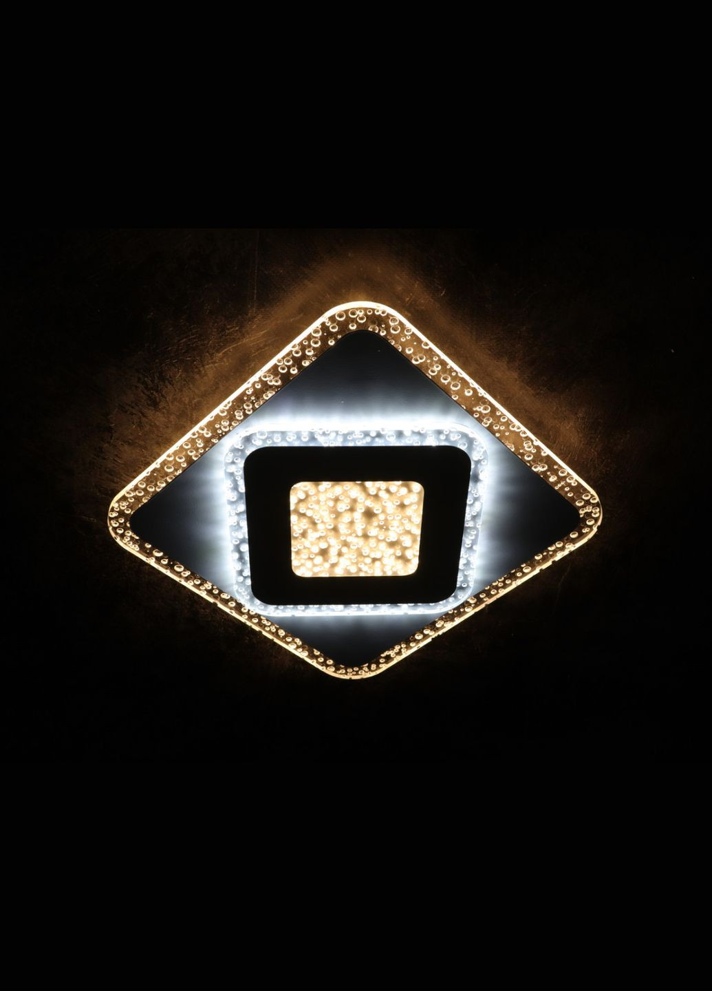 Сучасний квадратний світильник стельовий LED для кімнати кухні ванної 25128 Білий 4х30х30 см. Sunnysky (364771144)