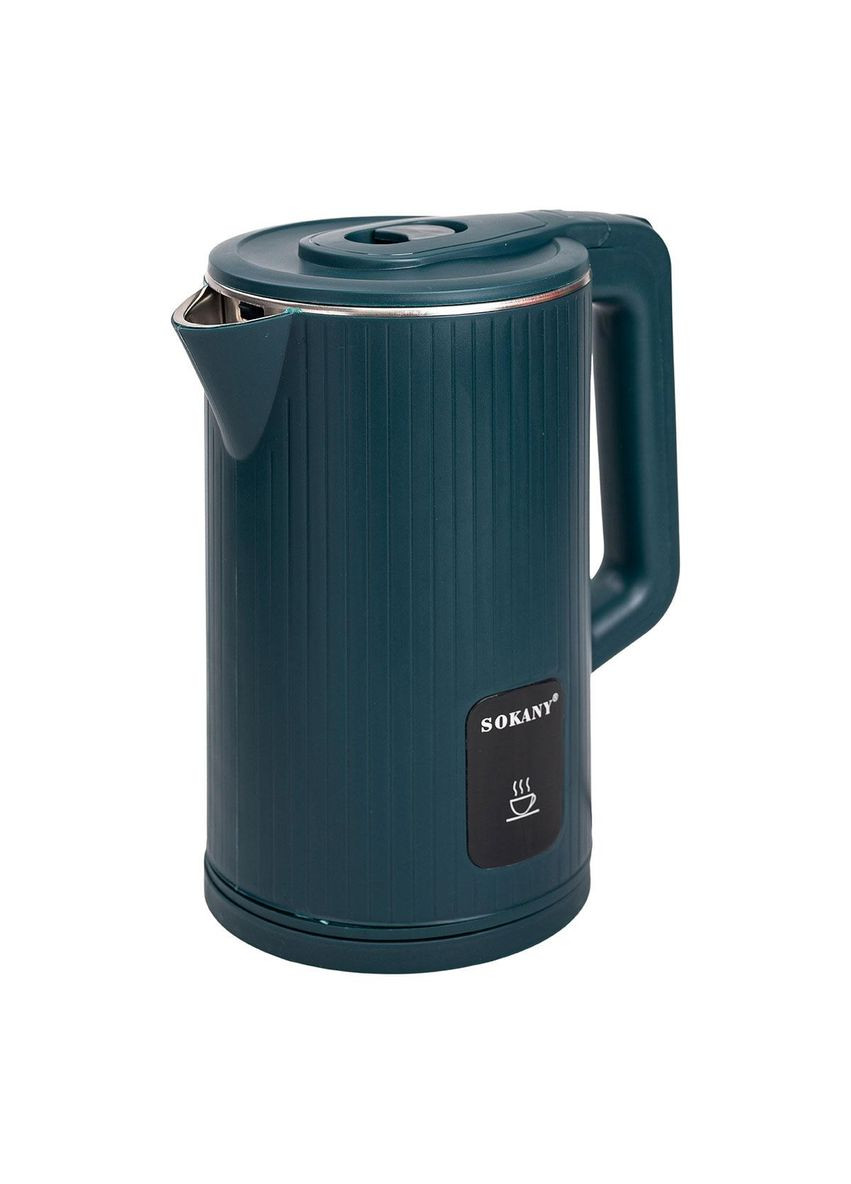 Електрочайник з автоматичним вимкненням 2.5 л дисковий побутовий 1500 Вт Sokany (365728990)