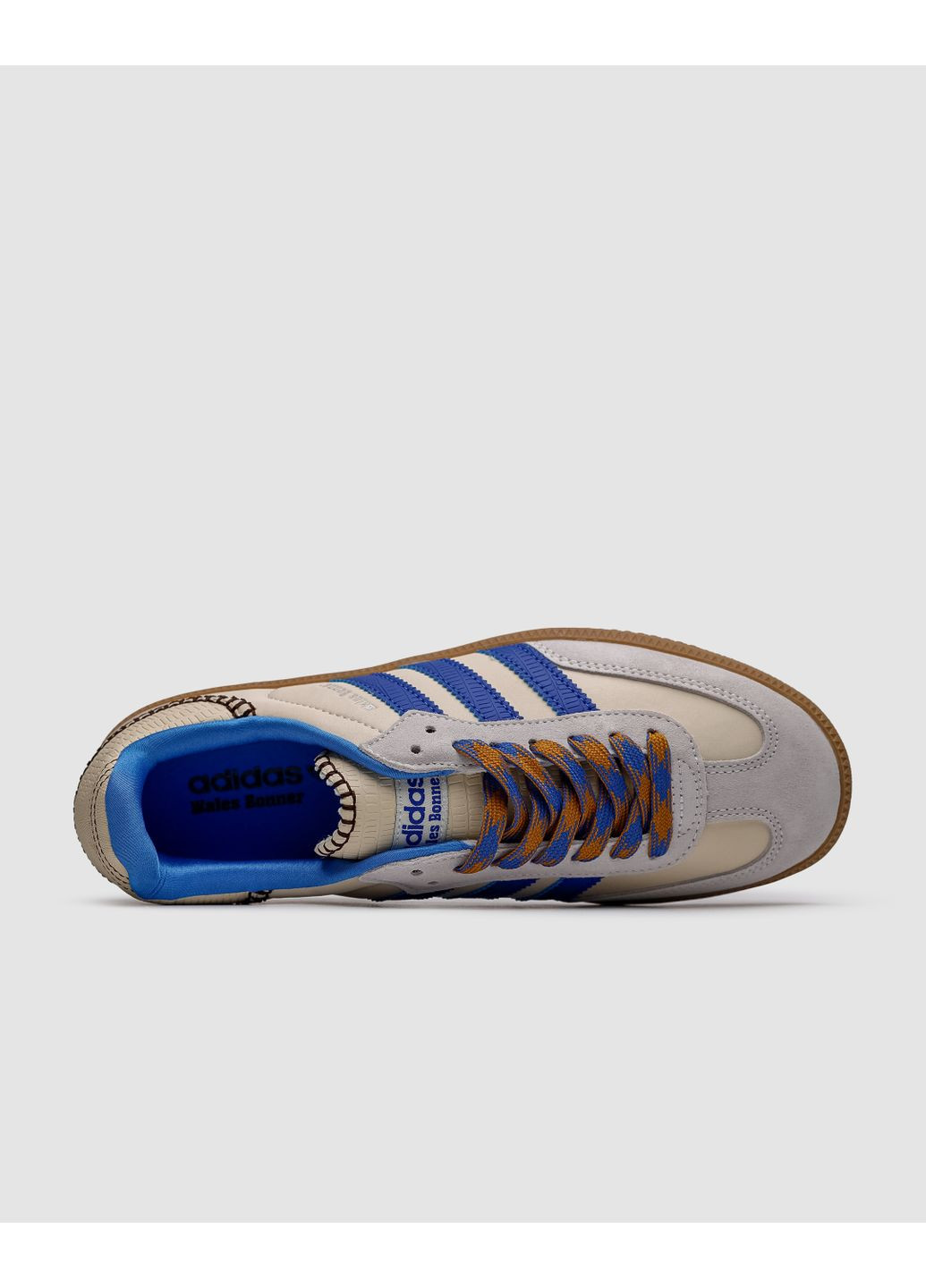 Цветные демисезонные кроссовки мужские adidas wales bonner x samba wonder clay royal blue адидас No Brand
