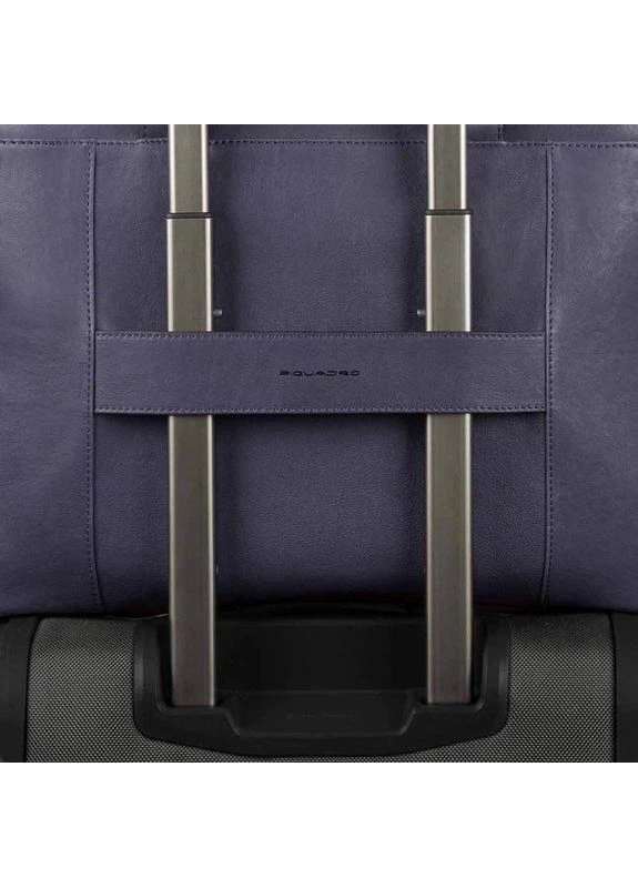 Мужская кожаная сумка Black Square O.Blue с отд. для ноут 15"/iPad (CA2849B3_BLU4) Piquadro (367983114)