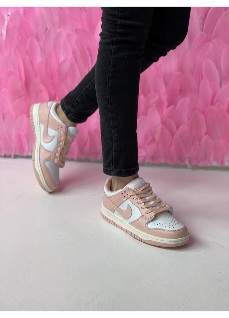 КРОССОВКИ ЖЕНСКИЕ NIKE DUNK DISRUPT PINK WHITE 2 НАЙК СБ ДАНК No Brand розовые демисезоны (368858171)