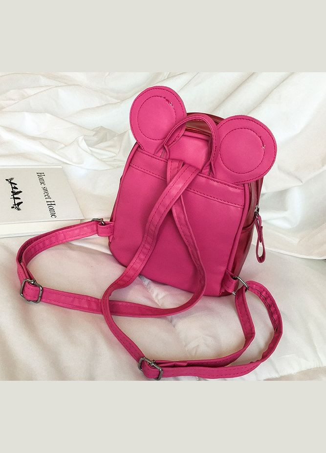 Маленький детский рюкзак Микки Маус с ушками и бантиком, мини рюкзачок для девочек блестящий с ушами (BRT) Brettani (362412045)