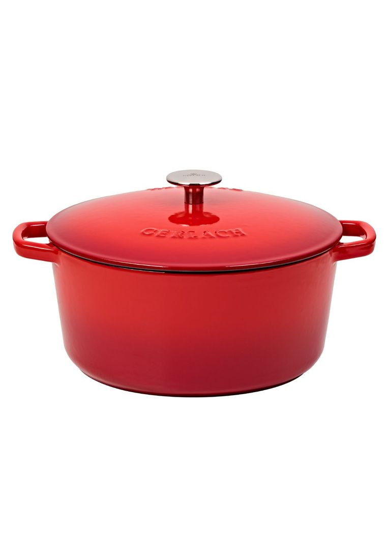 Кастрюля чугунная 26 см 5 л Natur Iron красный градиент (5901035510586) Gerlach (322336514)