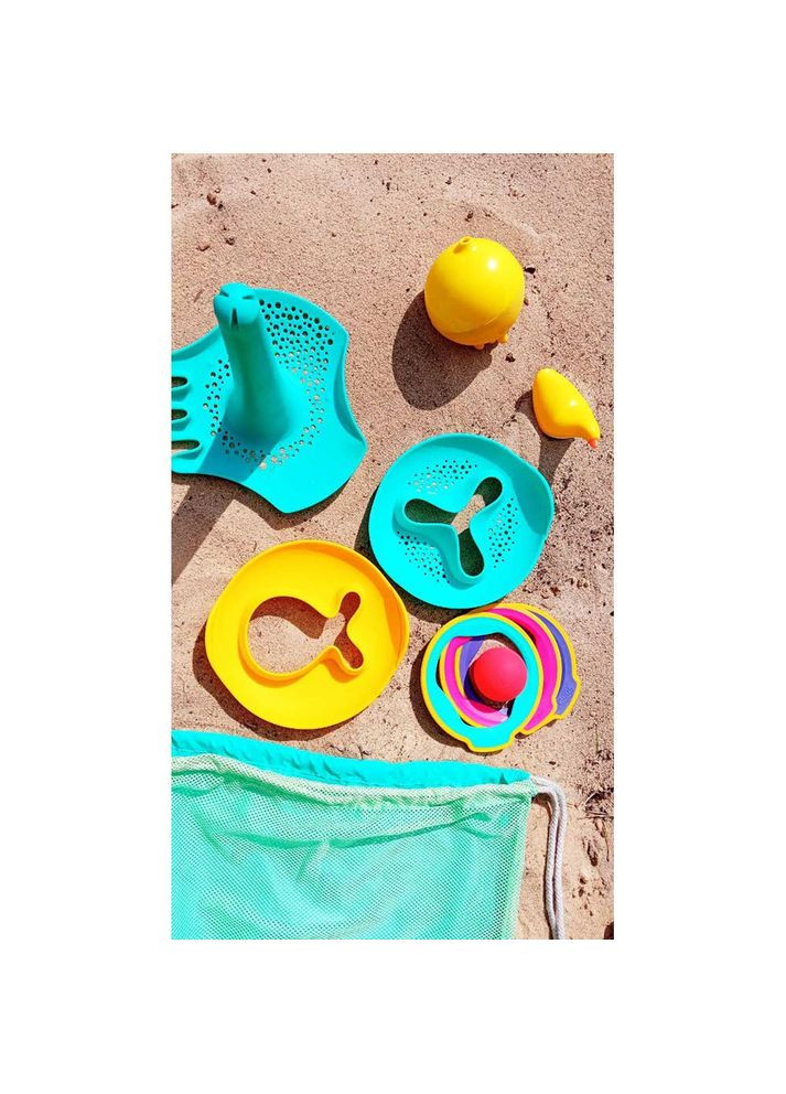 Набір для пляжу Комплект 1 Triplet + Star Fish + Ringo + Plui + Міні Качечка (2000066009014) Quut (323238510)