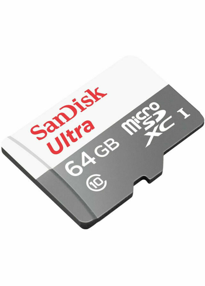 MicroSDXC (UHS1) Ultra 64Gb class 10 A1 (100Mb/s) SanDisk (300682379)