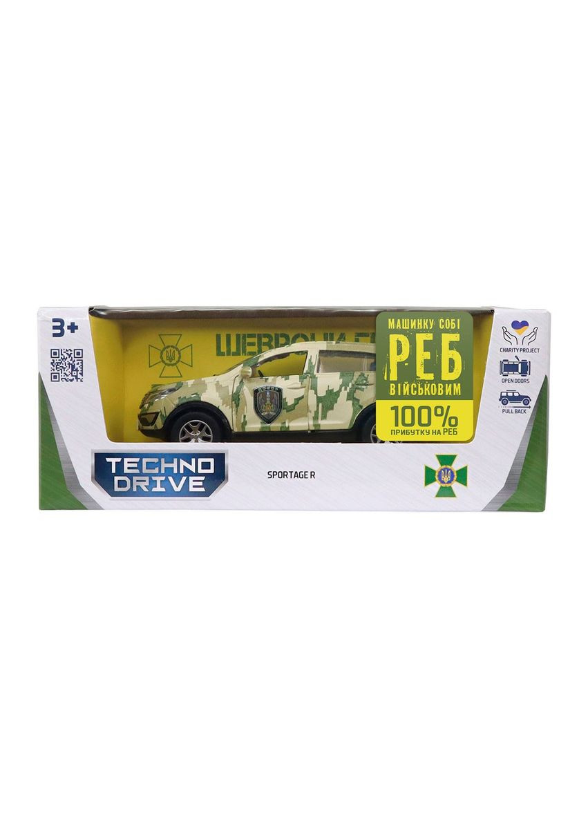 Автомодель серии "Шевроны Героев" KIA SPORTAGE R - "ДОЗОР" TechnoDrive (315155014)