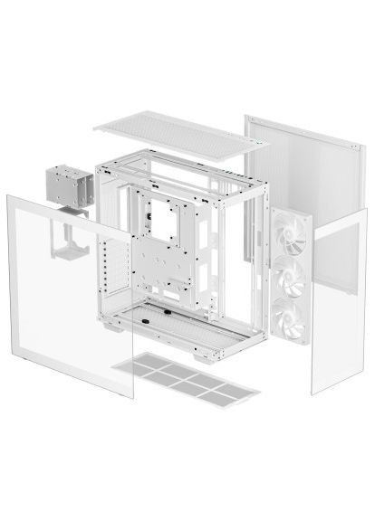 Корпус (R-CH780-WHADE41-G-1) DeepCool CH780 White (366157141)