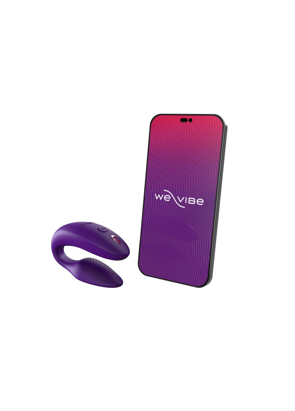 Смарт-вібратор для пар Sync 2 Purple, 10 віброрежимів, пульт ДК We-Vibe (296492129)