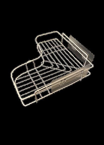 Металева кутова полиця 26 * 26 см настінна біла No Brand (322291111)