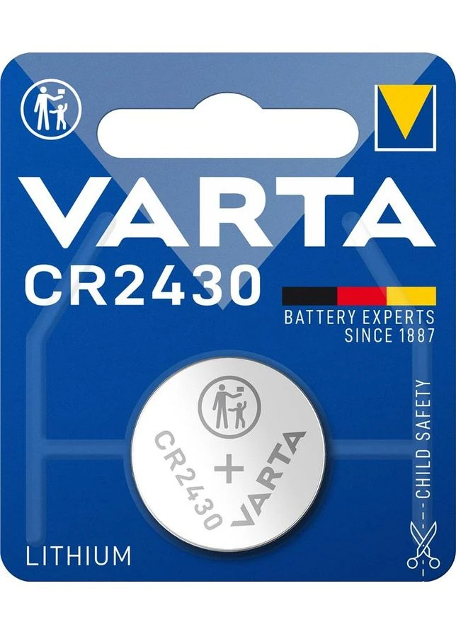 Батарейка літієва CR2430 блістер, 1 шт Varta (386160048)