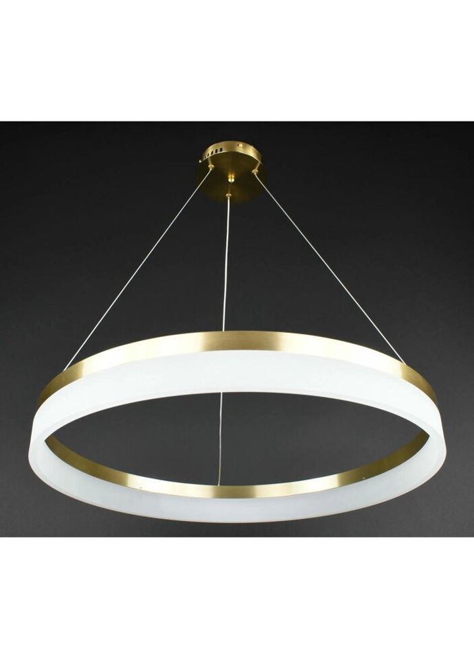 Люстра світлодіодна підвісна LED світильник для квартири на стелю ледве 27874 Латунь 35-160х60х60 см. Sunnysky (335975317)