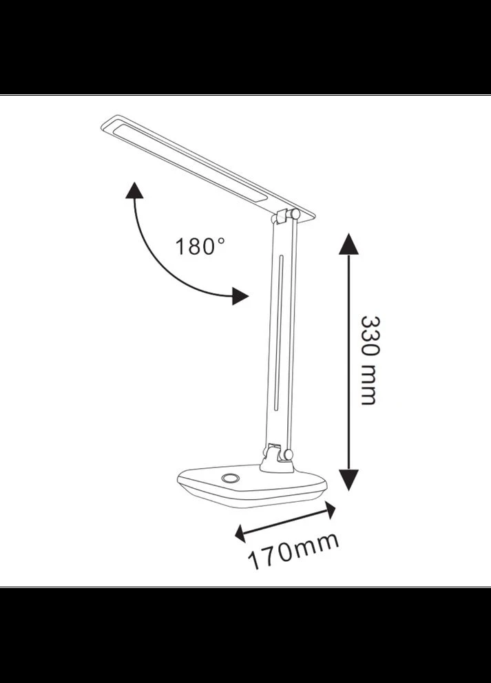 Настільна лампа 316622 Vinto Led 1x8W IP20 WH (047065) Goldlux (361312357)