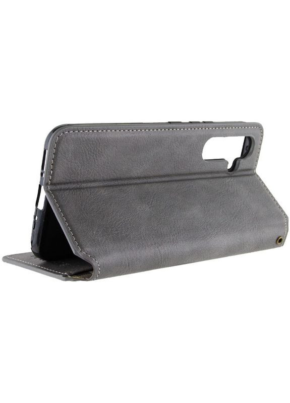 Шкіряний чохол-книжка Cubic для Samsung Galaxy A25 5G Сірий Getman (337515887)