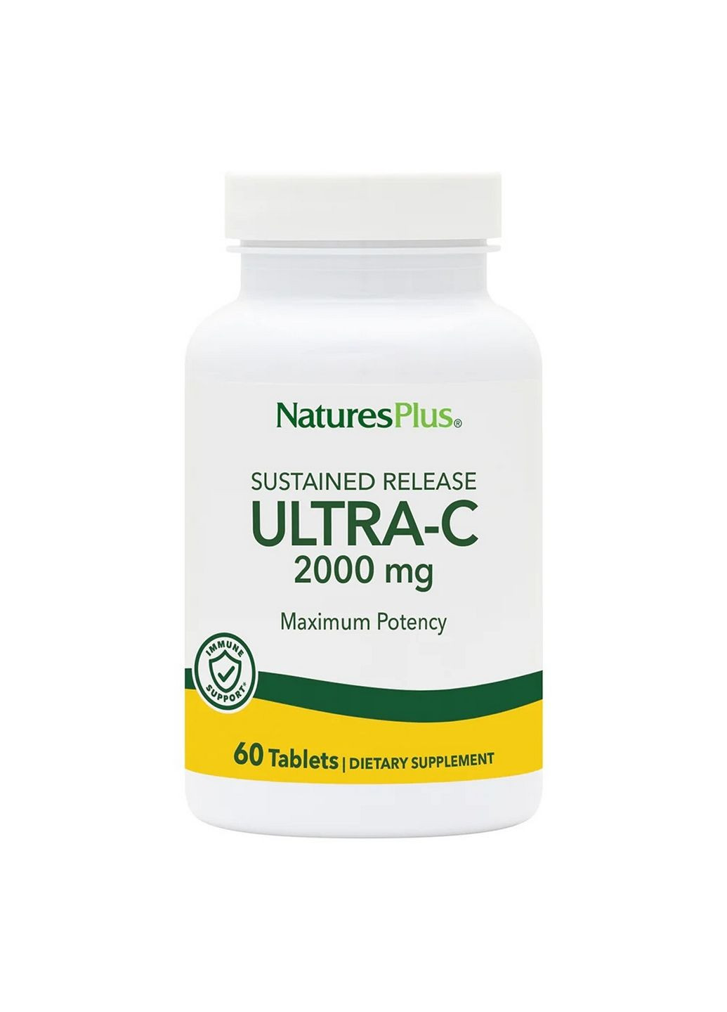 Вітаміни та мінерали Ultra-C 2000 Sustained Release, 60 таблеток Natures Plus (293483144)