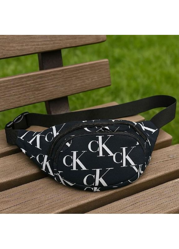 Бананка чоловіча чорна - на пояс або через плече No Brand (365762076)