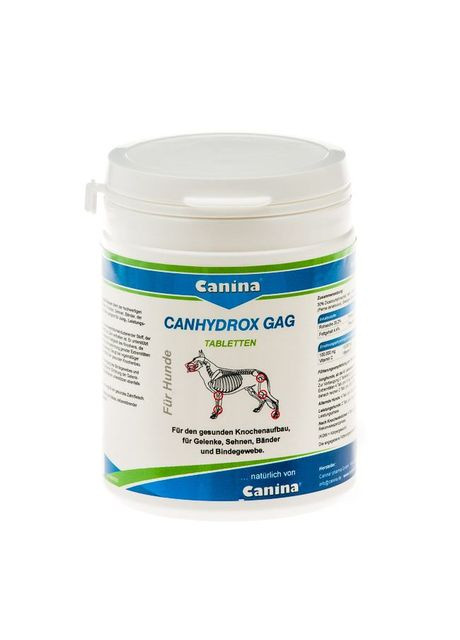 Таблетки для кісток і суглобів Petvital Canhydrox GAG (Gag Forte) 120 таблеток / 200 г (4027565123506) Canina (279560986)