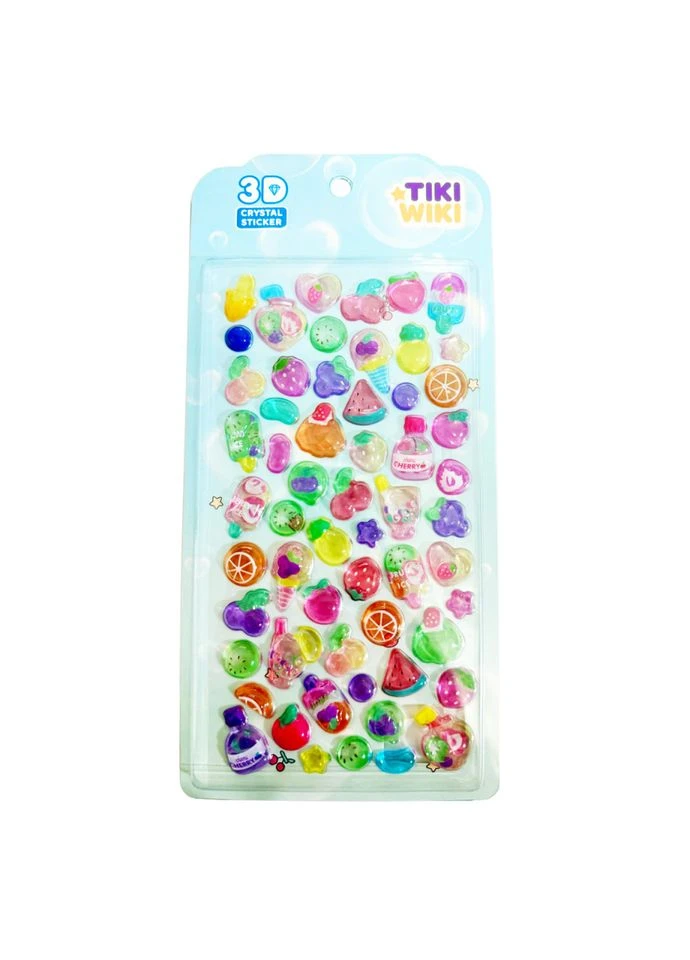 Набір 3D-наліпок "Тікі фрукти S2" 25ESE009-09 серії Crystal Tiki Wiki (398441985)