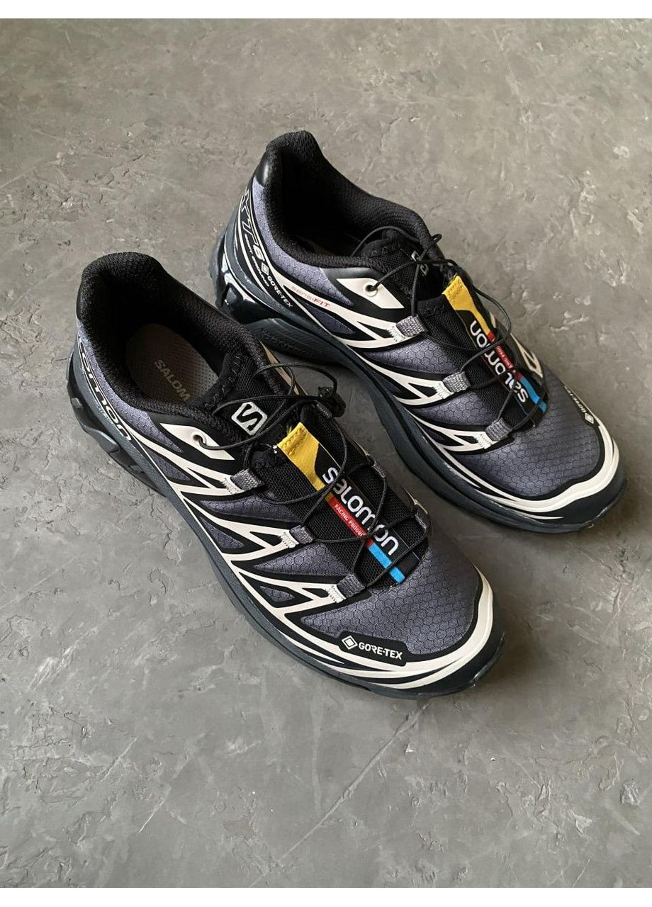 КРОСІВКИ ЖІНОЧІ SALOMON XT-6 GORE-TEX BLACK САЛОМОН XT-6 No Brand чорні демісезони (368870437)