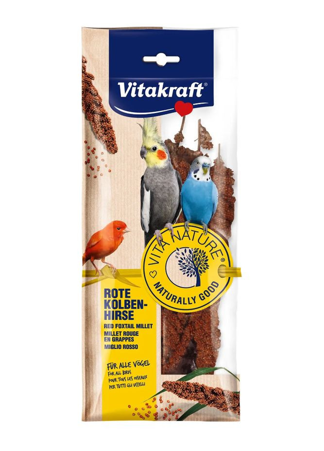 Лакомство для попугаев Red Foxtail Millet чумиза, 80 г Vitakraft (292258905)