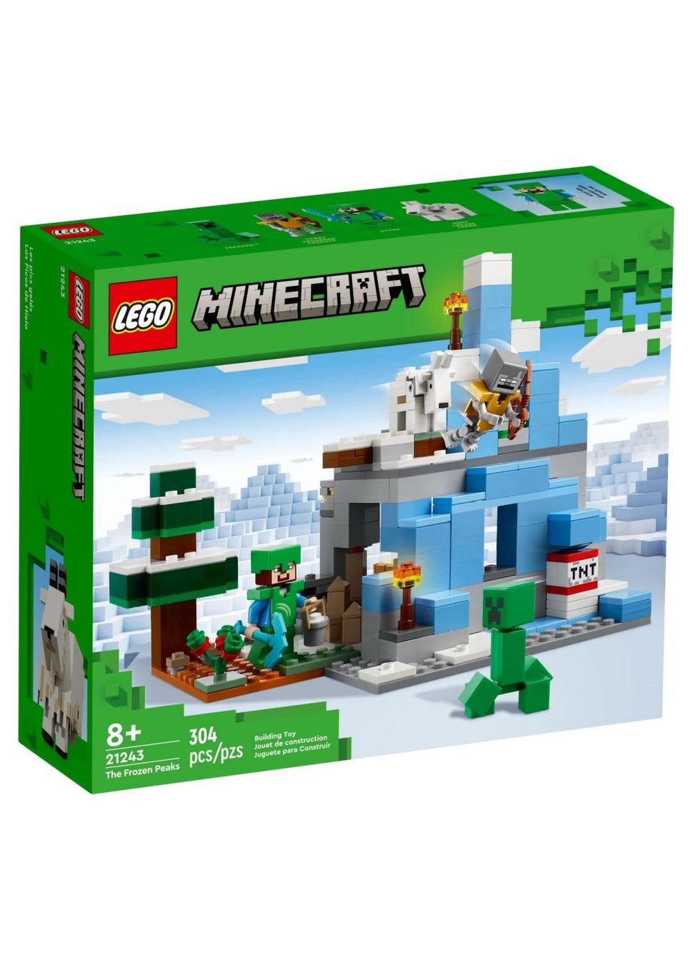 Конструктор Minecraft Замерзшие верхушки 21243 Lego (316694082)