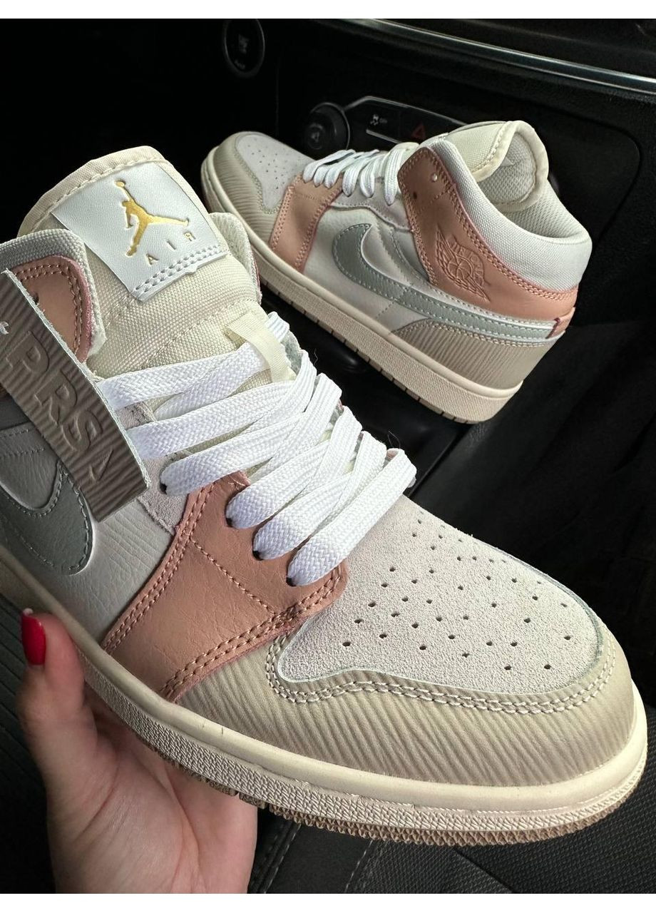 КРОСІВКИ ЖІНОЧІ NIKE AIR JORDAN 1 HIGH PINK MILAN НАЙК АІР ДЖОРДАН No Brand рожеві демісезони (368885319)