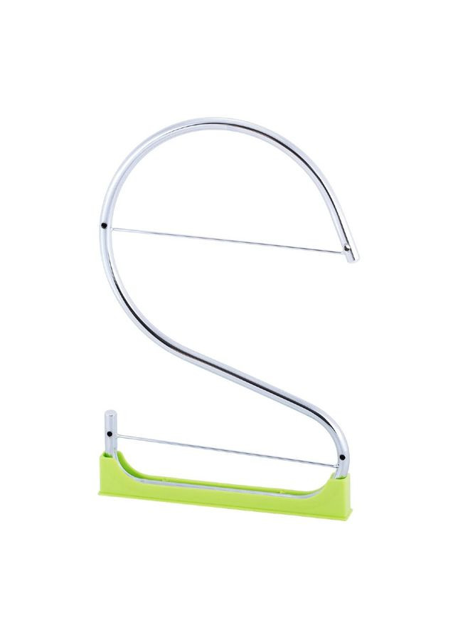 Зелена сушарка для посуду двоярусна 55х24,5х37 см Kamille (370388835)