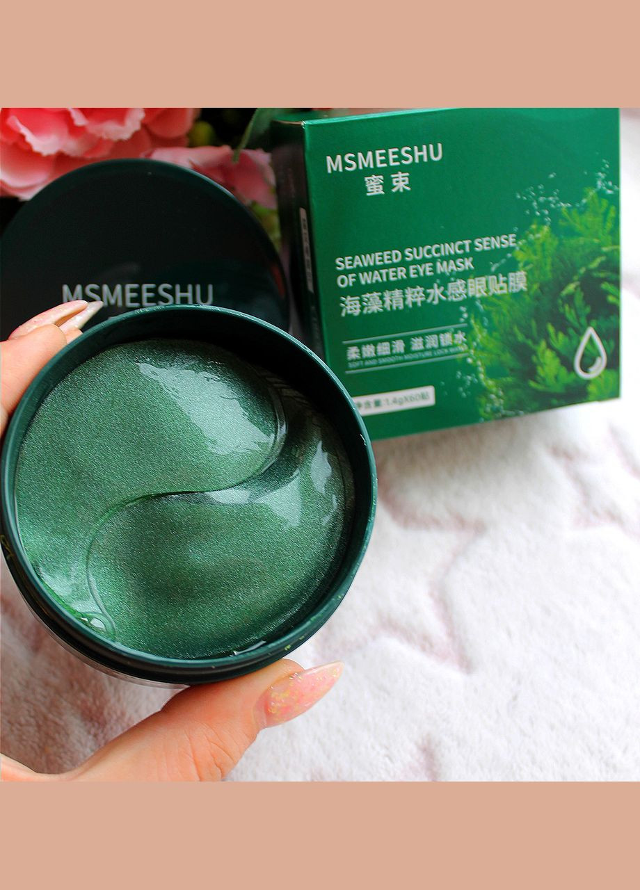 Коллагеновые Патчи Msmeeshu с экстрактом Морских Водорослей и Ниацинамидом, с лифтинг-эффектом, 60шт Bioaqua (307822246)