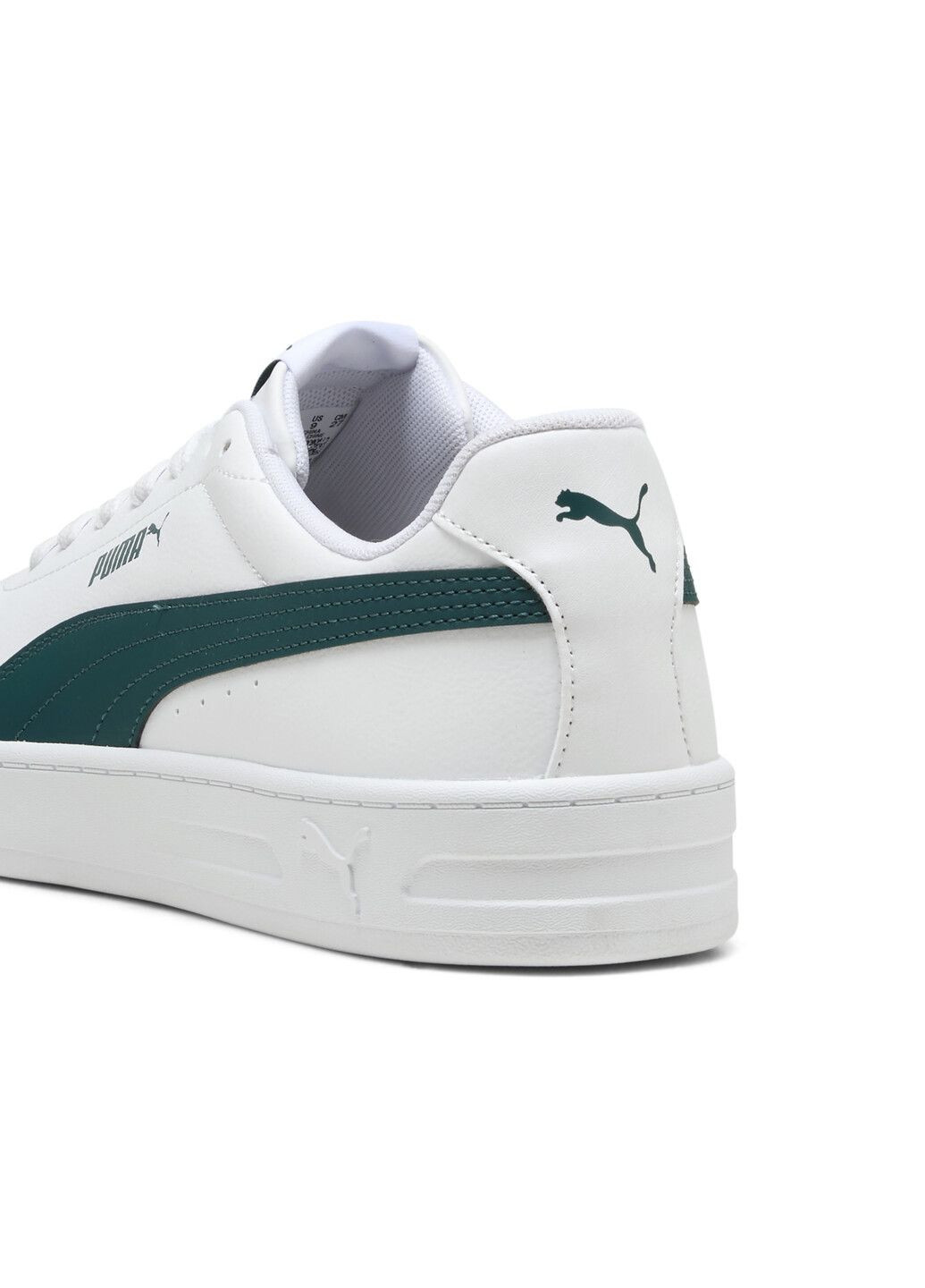 Белые всесезонные кеды court classic clean sneakers unisex Puma