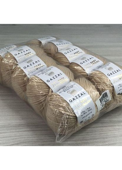 Пряжа Baby Wool XL цвет 839 Телесный Gazzal (352745739)