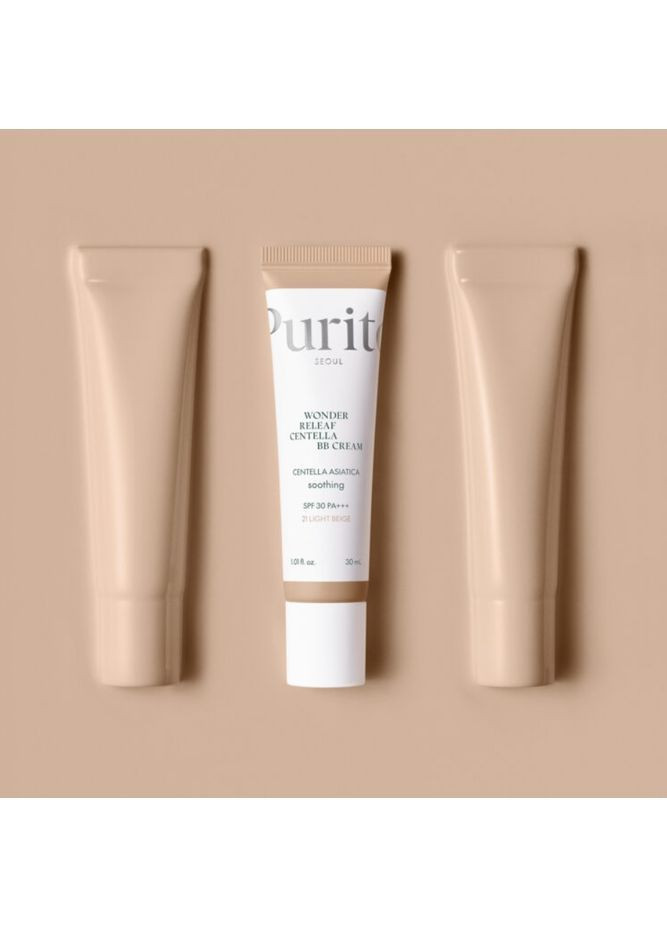 Тестер ВВ крему з екстрактом центелли Cica Clearing BB Cream (№21 Light Beige) 1 ml PURITO (362207815)