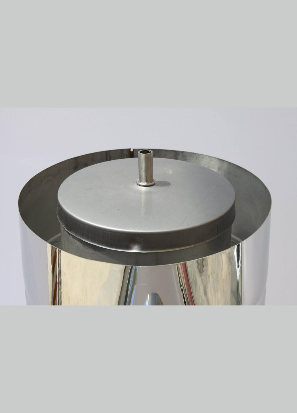 Трійник для димоходу утеплений діаметр 110/180мм нерж/нерж 45гр 0,5мм (сендвіч) AISI 304 Комінвент (317295790)