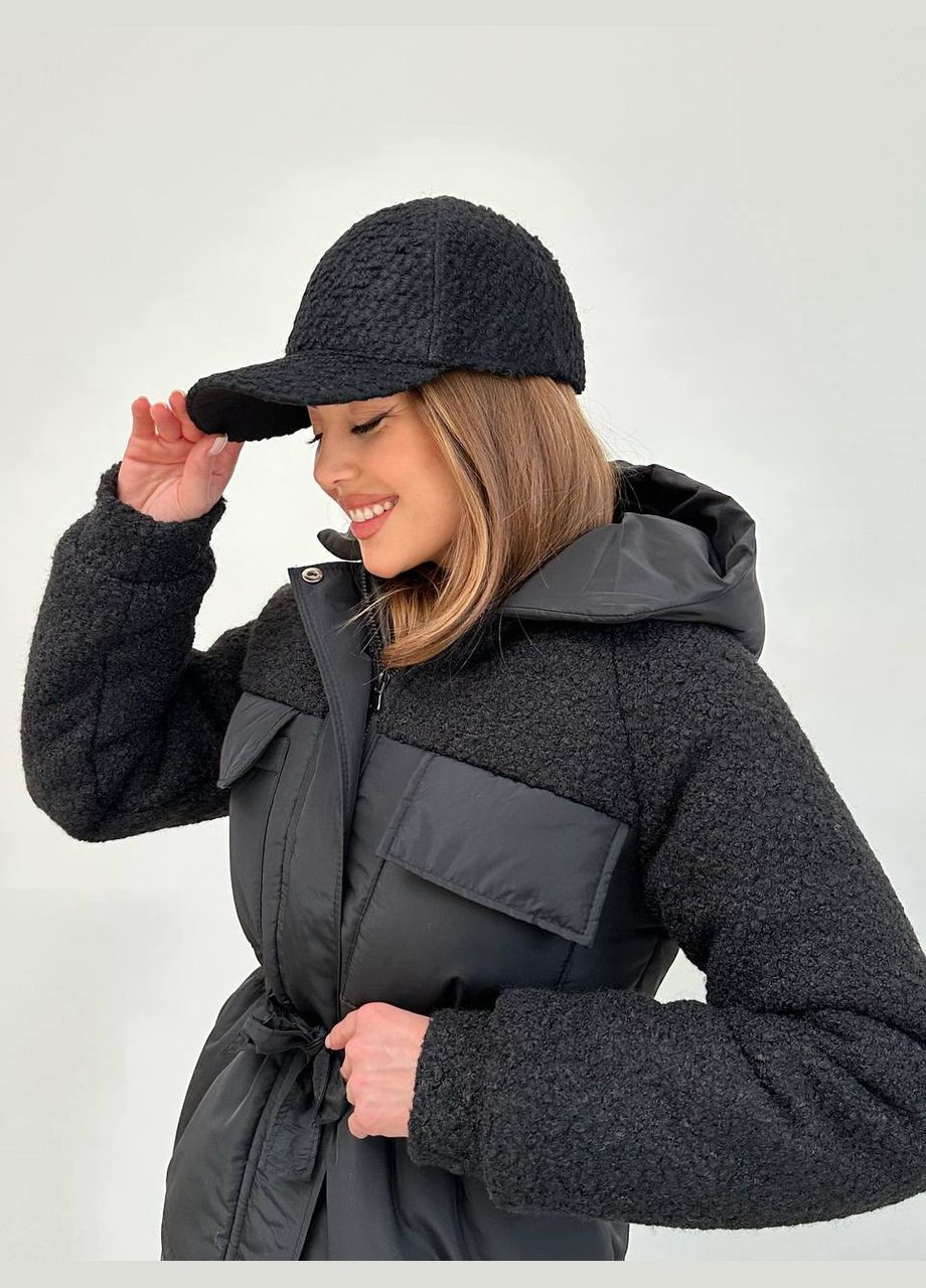 Черная зимняя куртка зимняя Garna