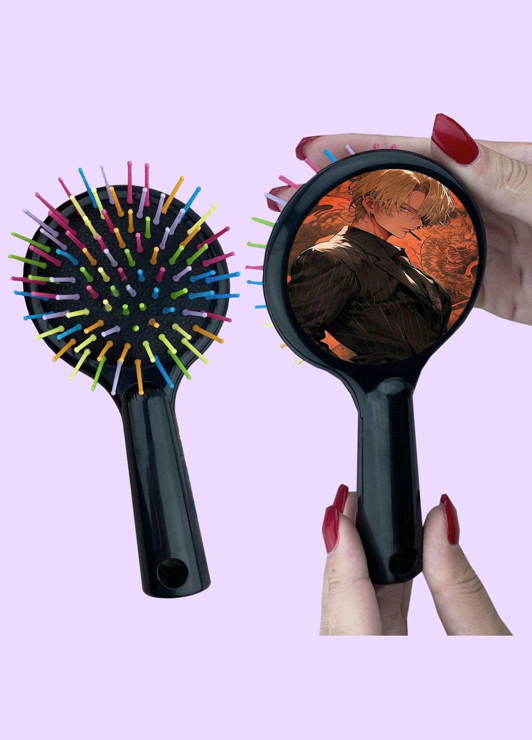 Гребінець для волосся Аніме Ван піс #0015 чорний No Brand (315041396)