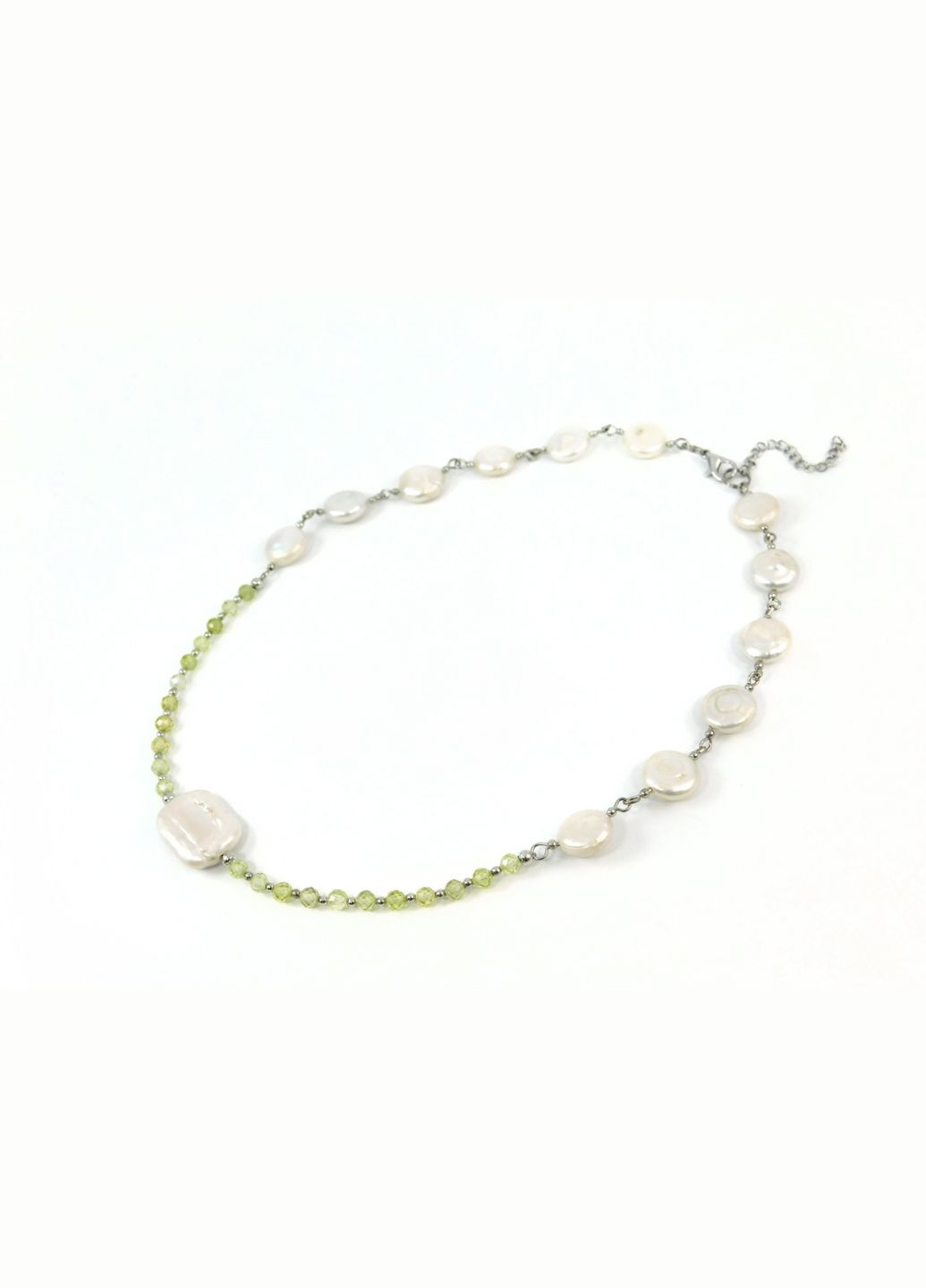 Эксклюзивные бусы "Рококо" Жемчуг барочный, монета, Циркон грань Fursa fashion (322313848)