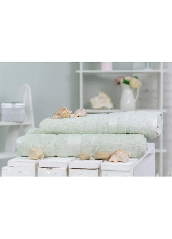 Полотенце набор банное 5008 SoftNess Menthol 50x90, 70x140 (2200003183009) Mirson мятный