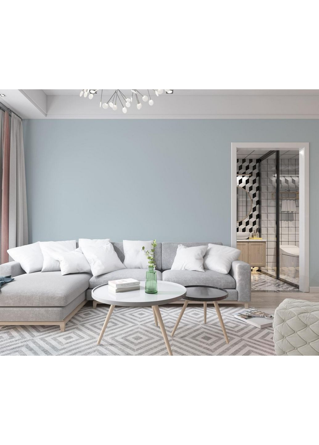 Інтер'єрна латексна фарба 1005-B20G 5 л SkyLine (283326425)