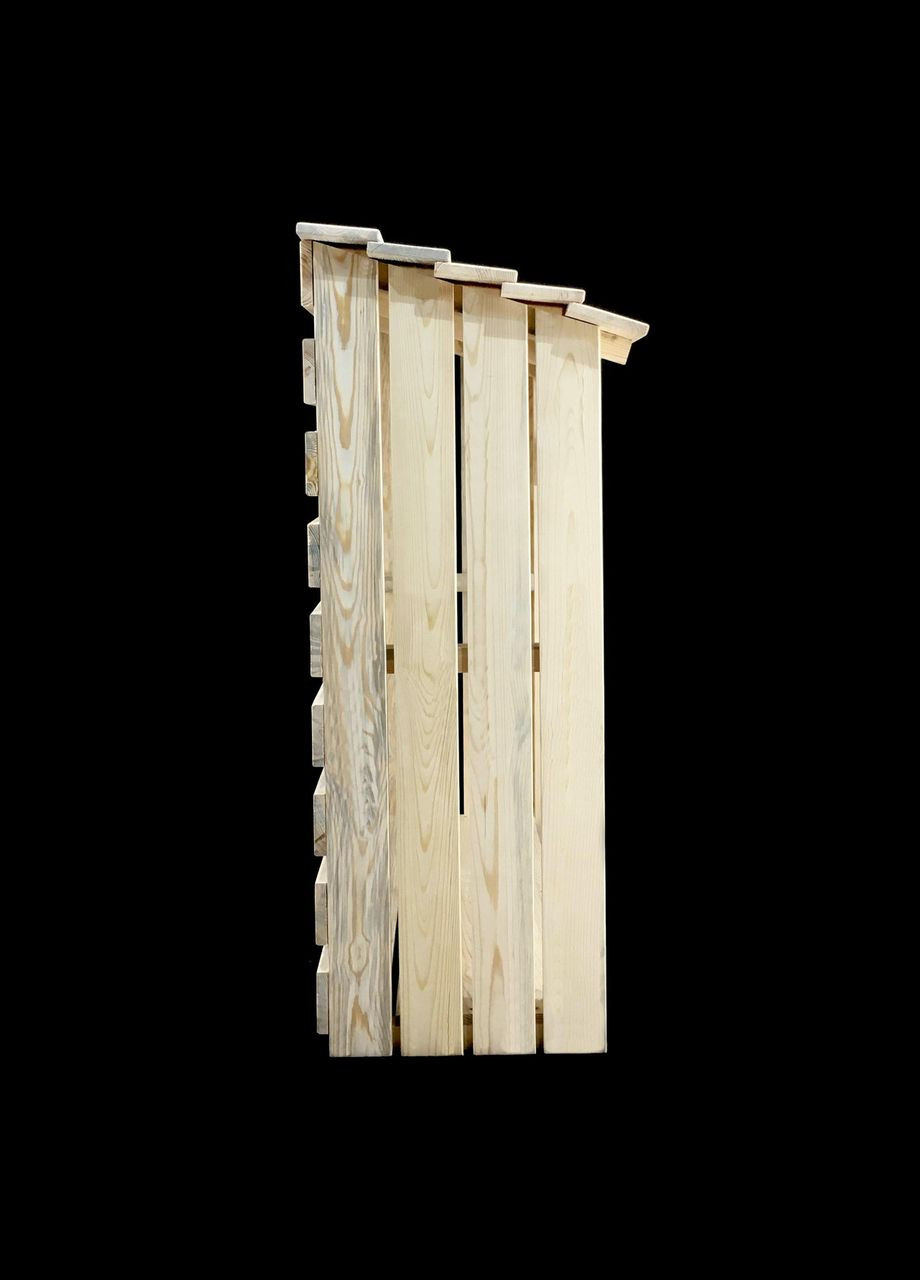 Дровниця дерев'яна з дерева Гарейн бланже (ДРВ-004101) No Brand (328960528)