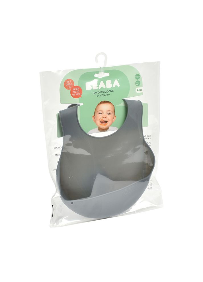 Нагрудник силиконовый минерал, арт. 913558 Beaba (369669000)