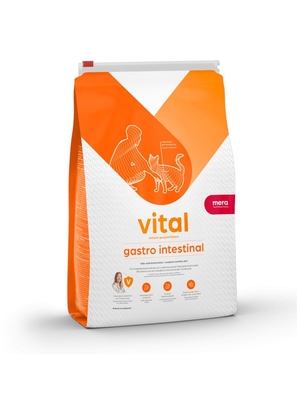 Корм для котів при розладах травлення MVH Gastro Intestinal 3 кг (4025877400322) Mera (364788414)