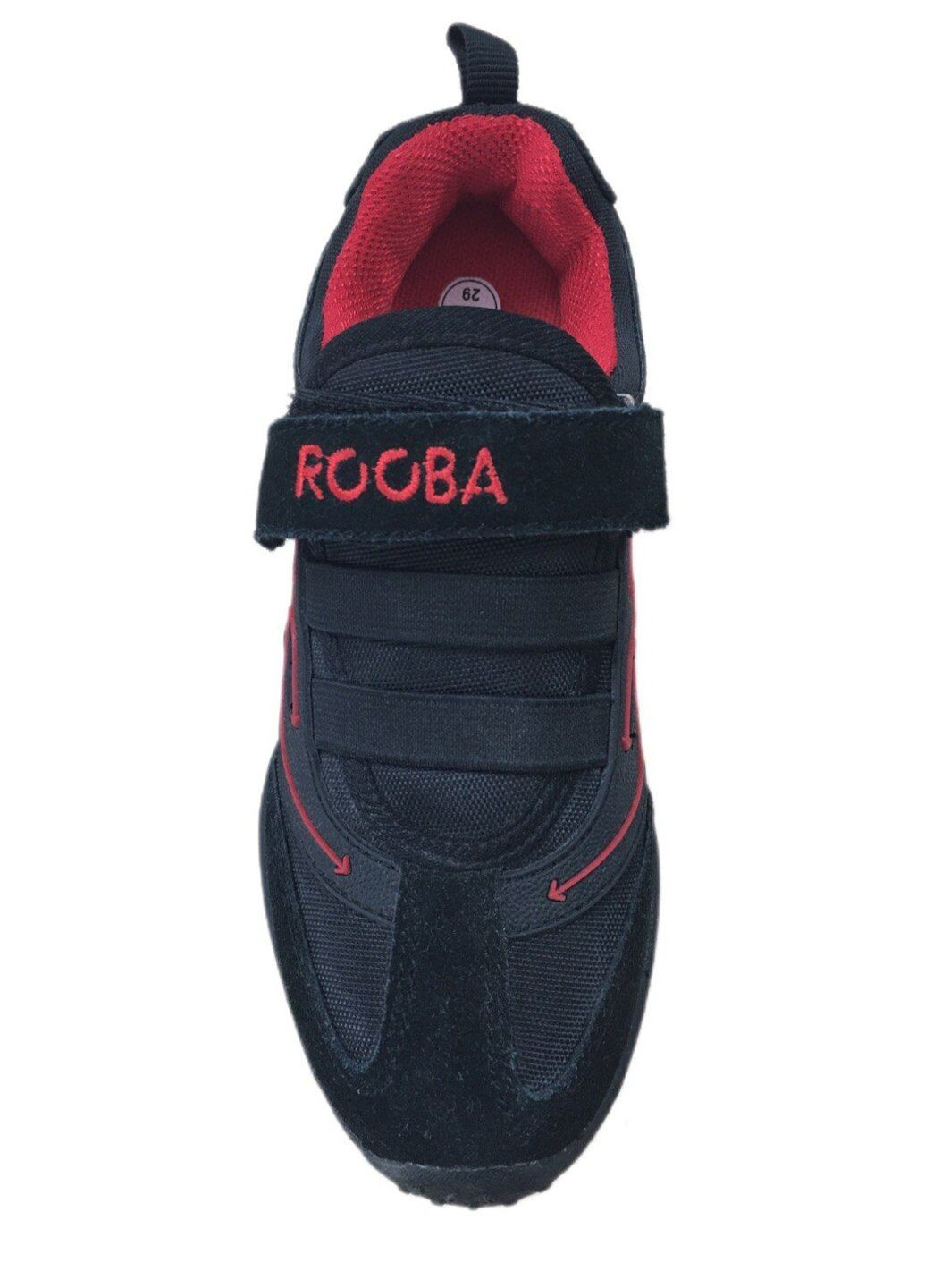 Чорні Осінні кросіки чорно-червні для хлопчика ROOBA