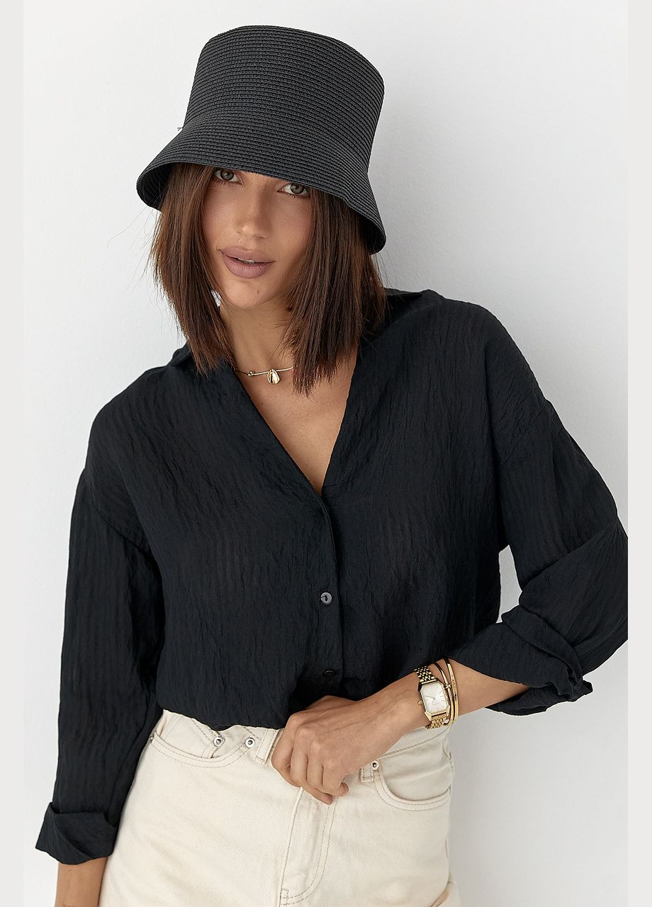 Смугаста сорочка з довгими рукавами Lurex (337701826)