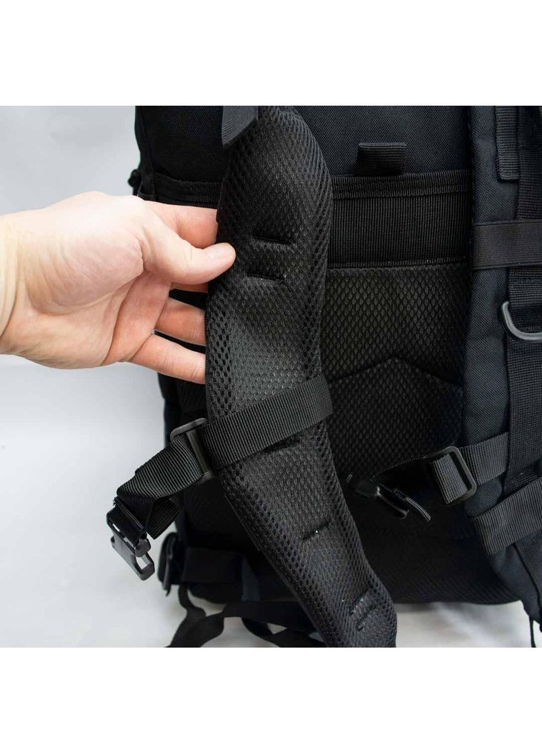 Тактический рюкзак Military армейский туристический рюкзак на 40 литров с системой M.O.L.L.E Black L&L (363132408)