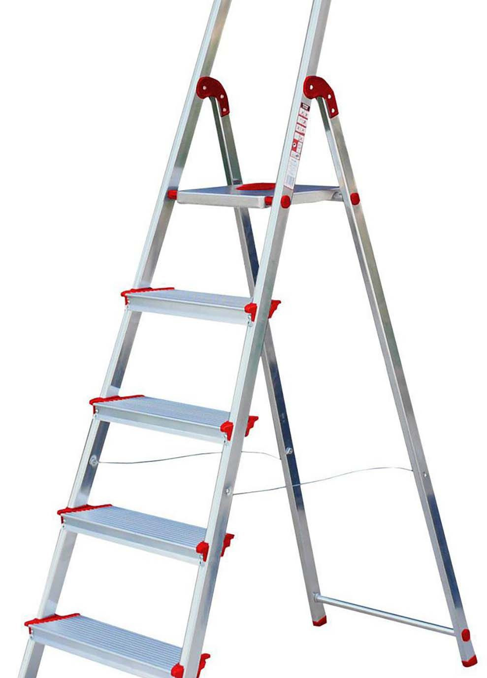 Драбина Escalera Brico 220 5 широких щаблів Сірий Rolser (367589839)