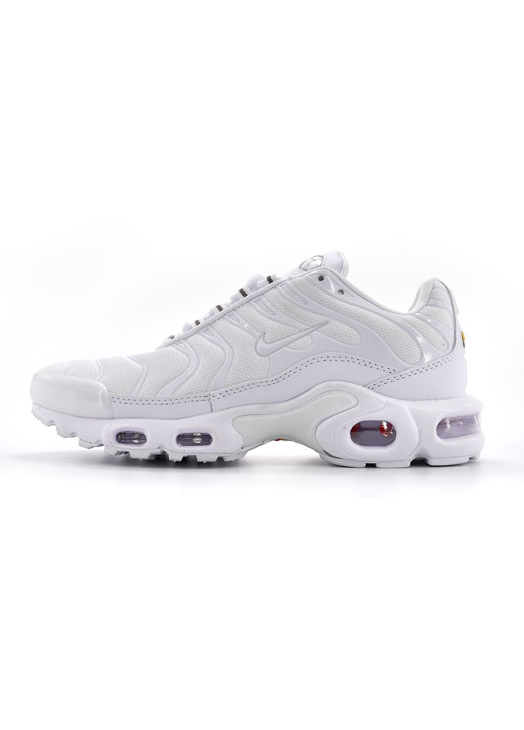 КРОСІВКИ ЖІНОЧІ NIKE AIR MAX TN FULL WHITE НАЙК АІР МАКС ТН ПЛЮС No Brand білі демісезони (367177586)