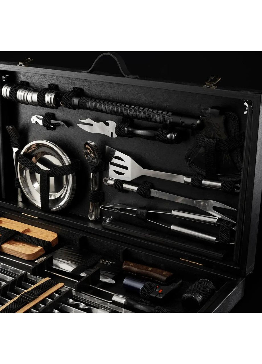 Шашлычный набор + стол 2в1, Набор шампуров, шампура для отца, боссу другу, коллеге, Grills G17 No Brand (365654974)