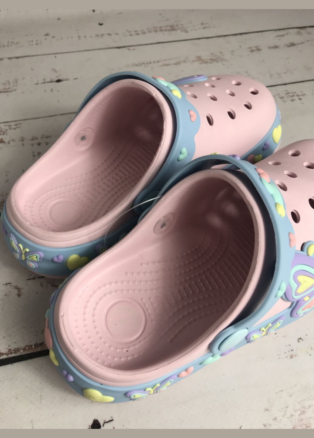 Крокси сабо дитячі для дівчаток Рожевий (250) American Club (332056174)