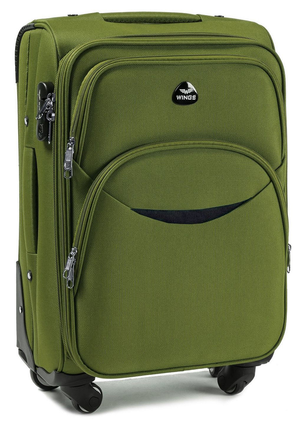 Чемодан тканевый средний 66 см Wings 1708 (313423417)