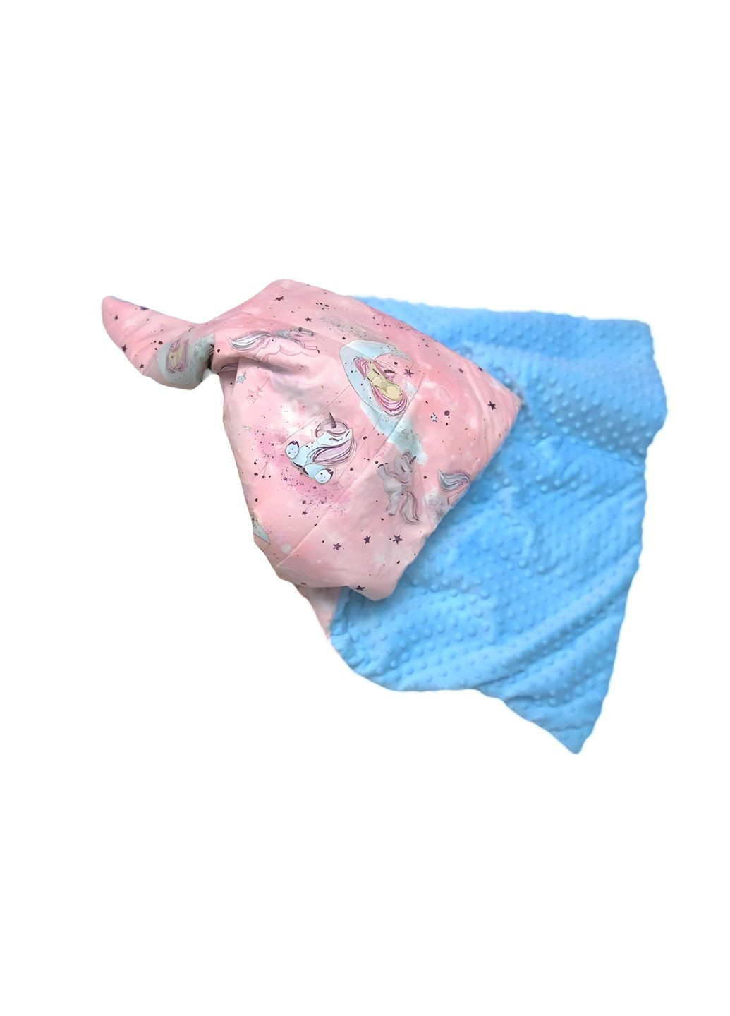 Плед з плюшем 100*80см "Єдинороги" Moontime (354827189)