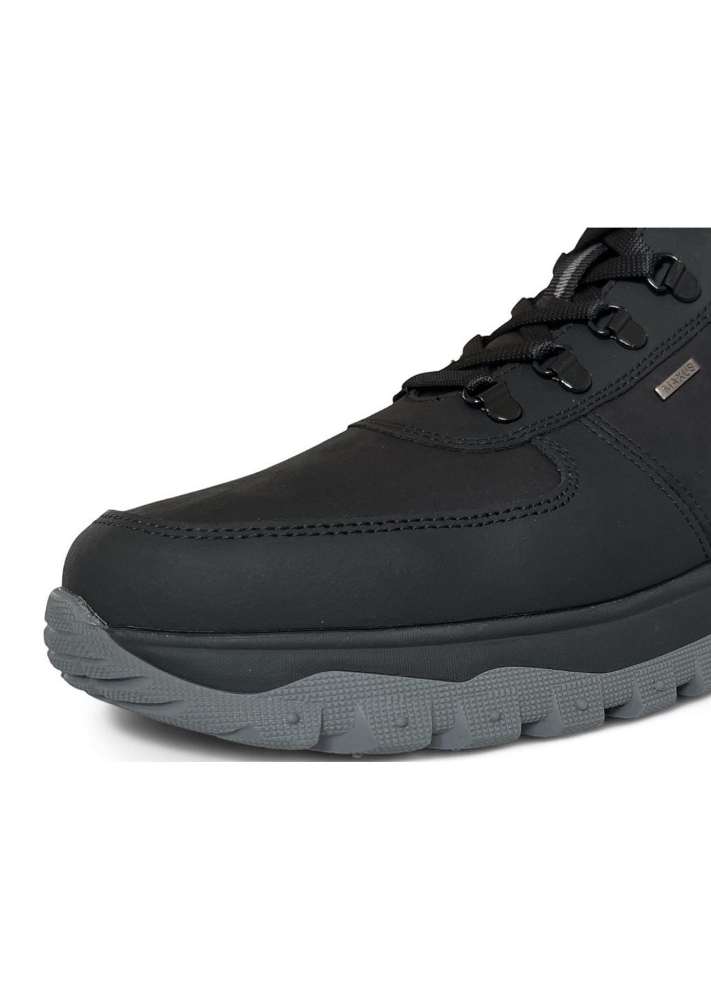 Чоловічі шкіряні черевики (31 см) Чорні (1439) Maxus (366561082)